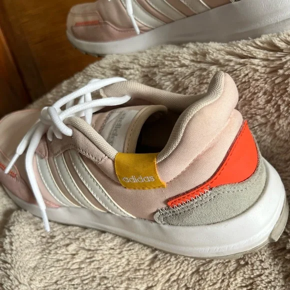 Adidas Light Pink and White Shoes - Picture 6 of 14